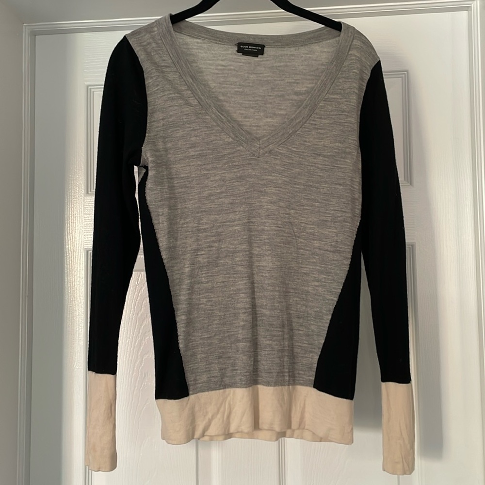 Women’s Club Monaco Colorblock Wool sweater